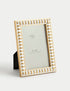 Marks & Spencer "Bobble Gold Trim Photo Frame 4x6 inch"